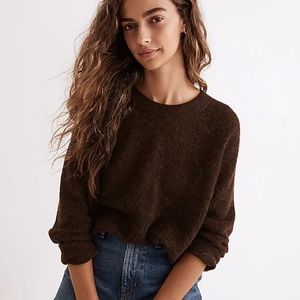 Madewell Elliston Crop Pullover Alpaca Sweater